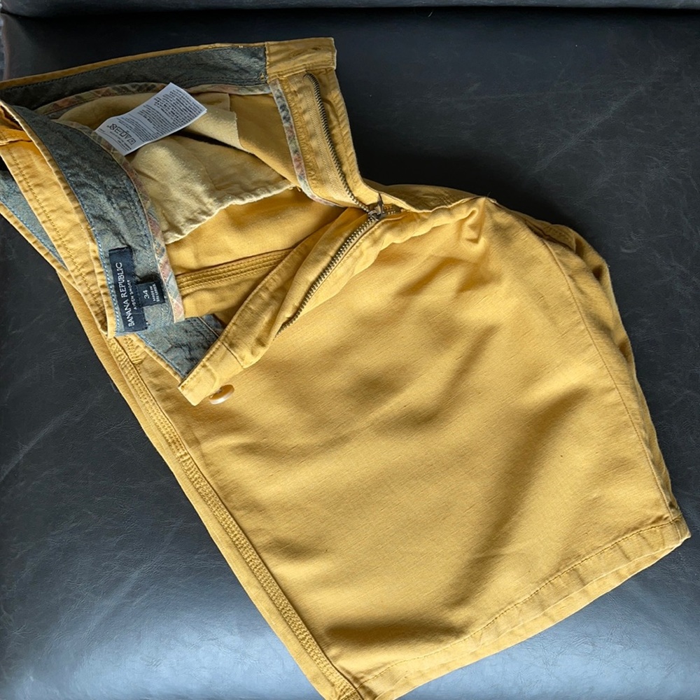 Gold Banana Republic Aiden Shorts